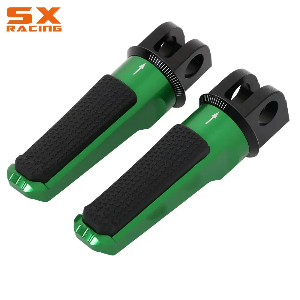 

Motorcycle Front FootRest Footpegs Foot Pegs Pedal For Kawasaki Z750E Z800 Z1000 ZX-6R ZX-10R ZX 6R 10R
