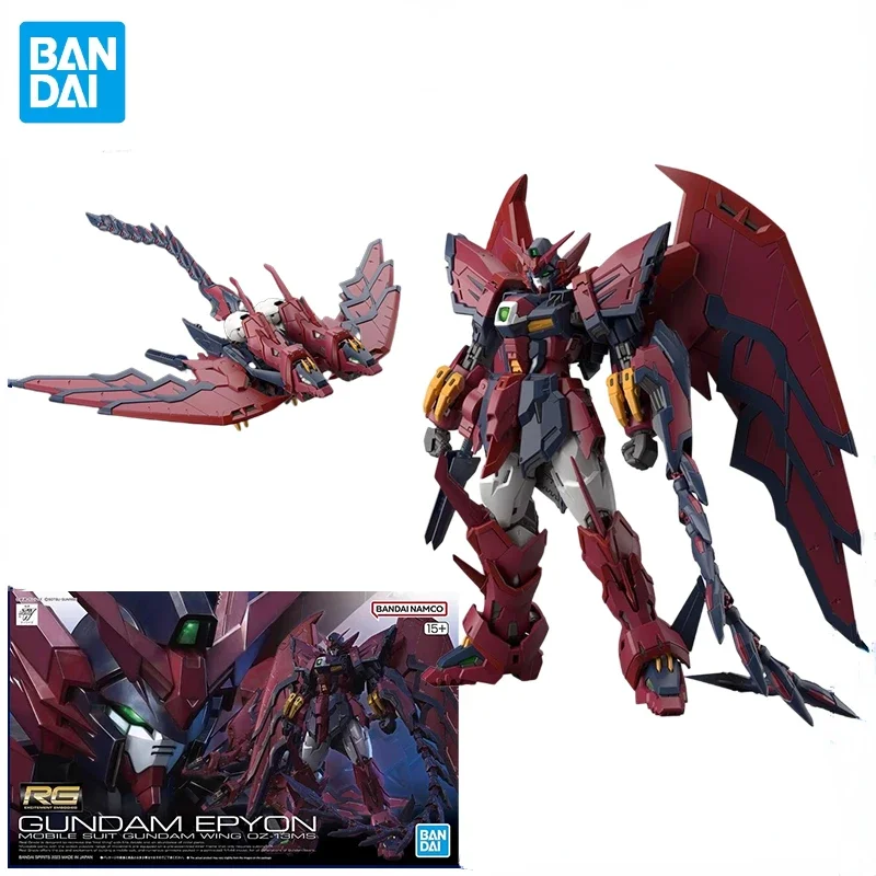В наличии Bandai оригинальная аниме RG 1/144 GUNDAM EPYON мобильный костюм WING OZ-13MS