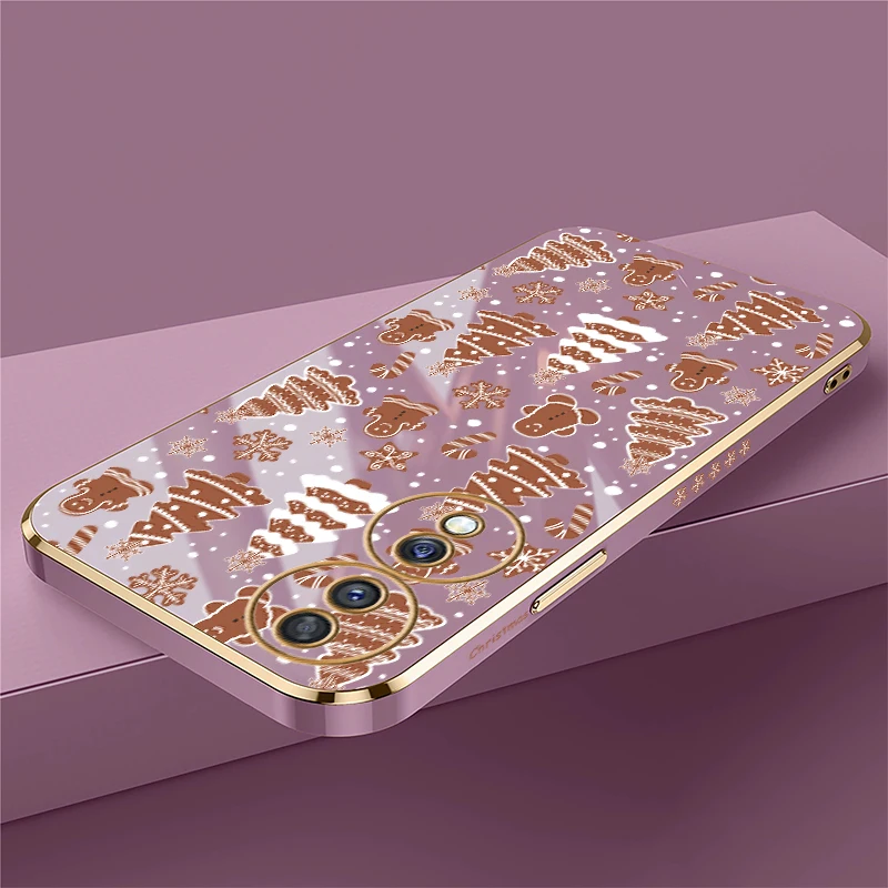 Мягкий чехол из ТПУ для телефона Huawei Honor 200 Pro 90 Lite 70 50 SE 20 20S 9X Pro, силиконовый противоударный чехол с рисунком Рождества (art.: 3920d268d34e6) - 3920d268d34e6