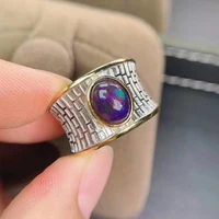 vintage natural opal rings womens party fine jewelry gifts hot sale s925 sterling silver