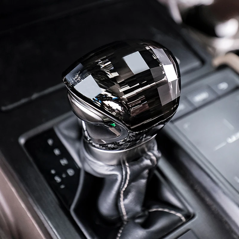 

For Lexus ES300h 200 Crystal LED Gear Shift Knob 18 to 22 UX260 300h car accessory products Lever knob Gearbox handle gear rod