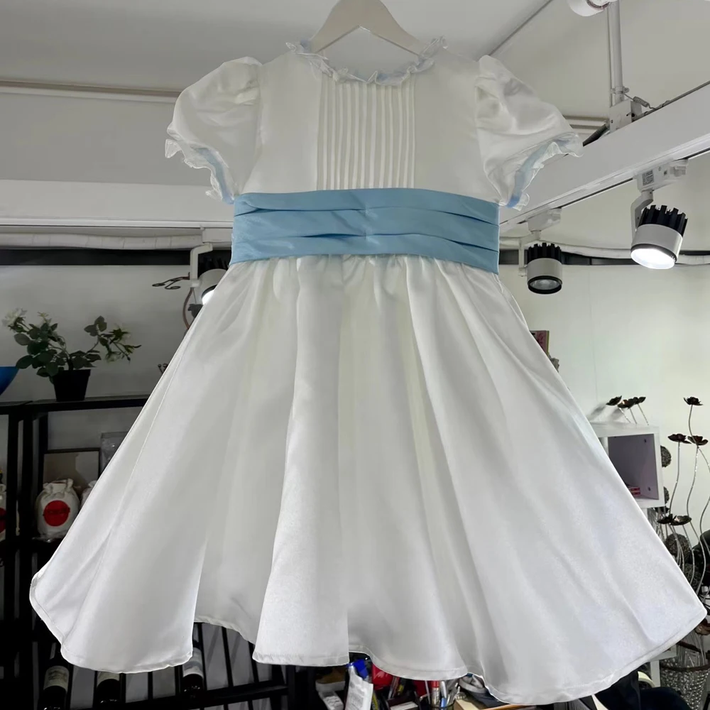 

Baby Girls Baptism Dress Big Bow Toddler 1Year Birthday Princess Party Dresses Infant Christening Gown Children Girl Clothes
