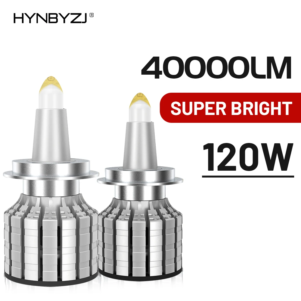 

H1 H7 Led Headlight Bulbs H8 H11 LED 120W 40000LM Car Light 9012 9005 9006 HIR2 HB3 HB4 Quartz Tube Waterproof Car LED HeadLamp