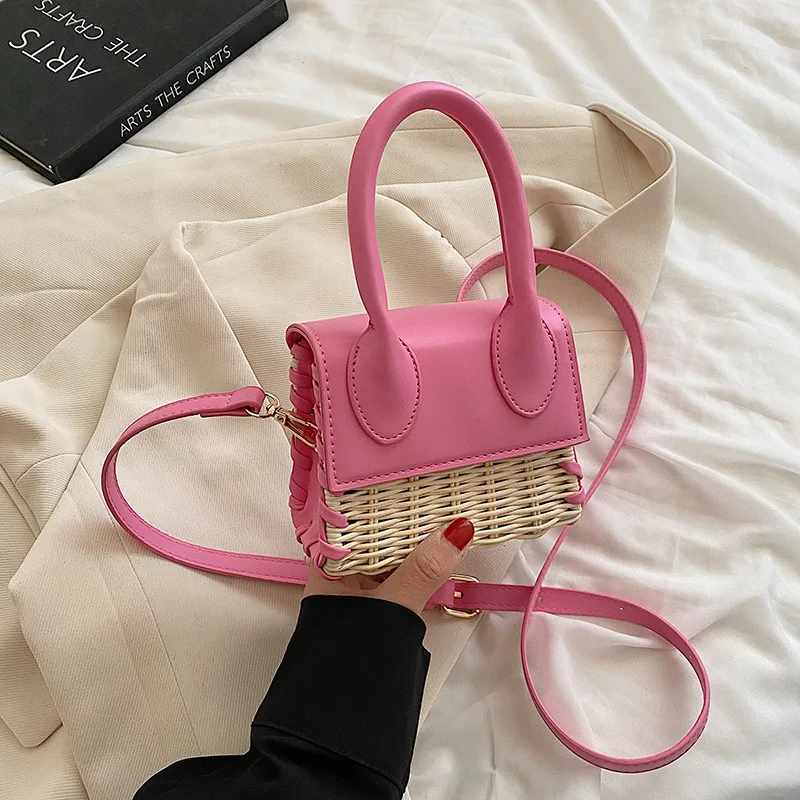

Textured Women's Bag 2022 Summer Popular New Trendy All-match One-shoulder Messenger Bag Fashion Hand-held Small Square Bag