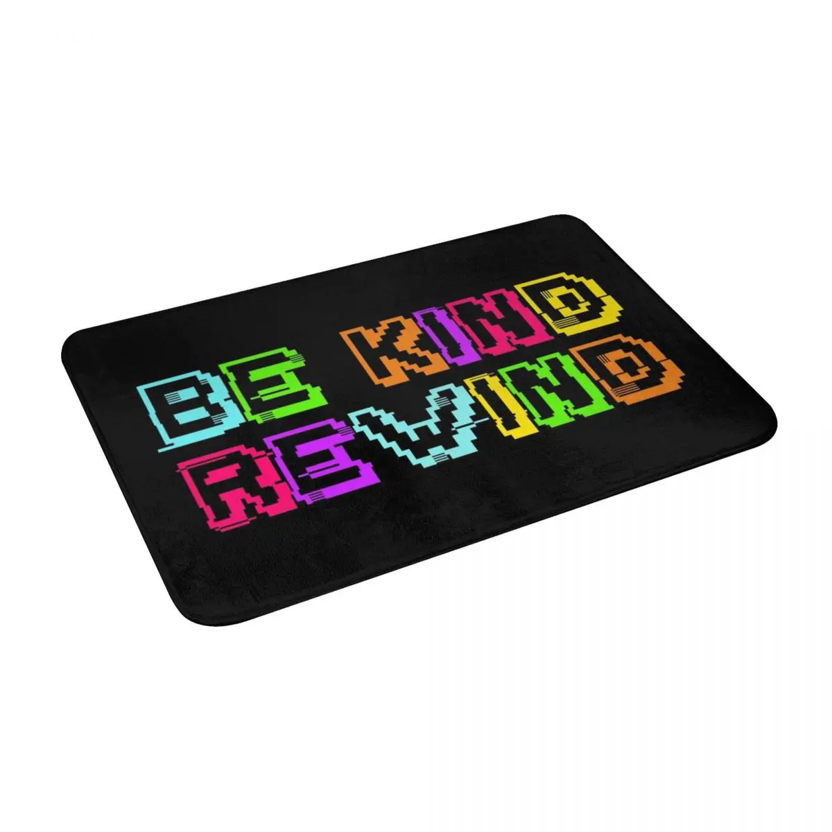 

Rewind Be Kind Bath Door Floor Mat Rug Carpet Entrance Living Room Home Kitchen Doormat Bathroom Water Oil Proof Hallway