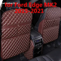 for ford edge mk2 2021 2020 2019 car all inclusive rear seat anti kick pad rear seat cover protective mat 2018 2017 2016 2015