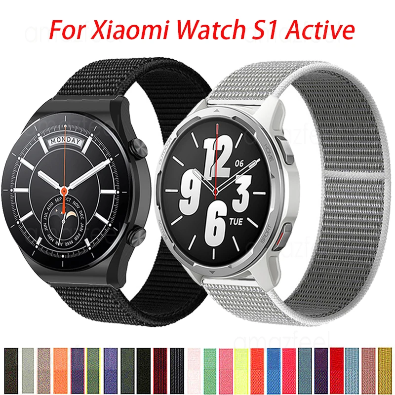 

22mm Nylon Watchband For Xiaomi Watch S1 Active Smart Watch Ultra-thin Breathable Bracelets For Xiaomi Watch Color 2/Sport Strap