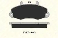 

B2147019004KD20 внутренняя тормозная колодка для транзита T12 9100