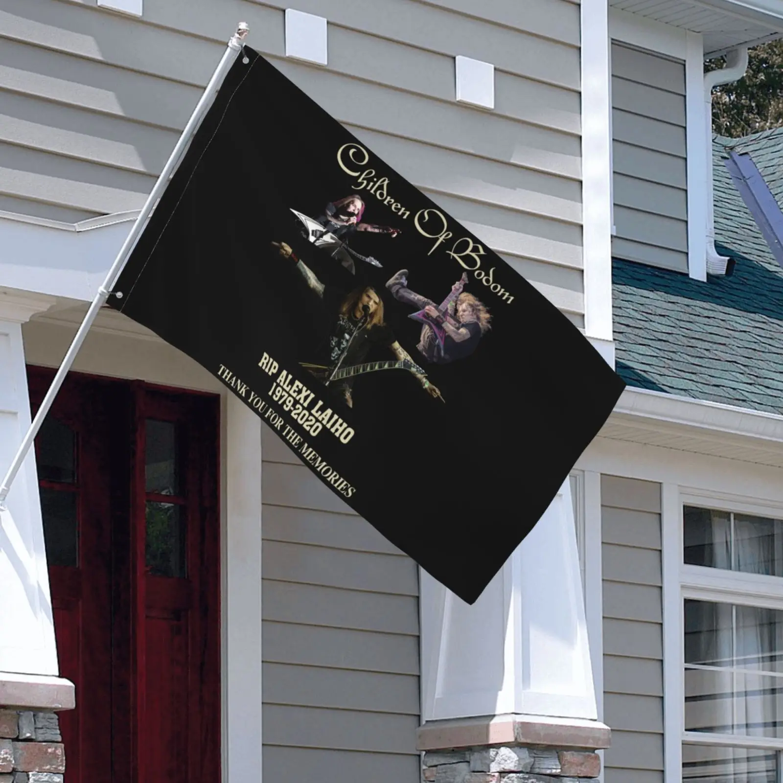 Алекси Лайхо Children Of Bodom Спасибо За Воспоминания Подарок На День Рождения Флаг Баннер Вечеринка Яркий Цвет Спорт На Открытом Воздухе.