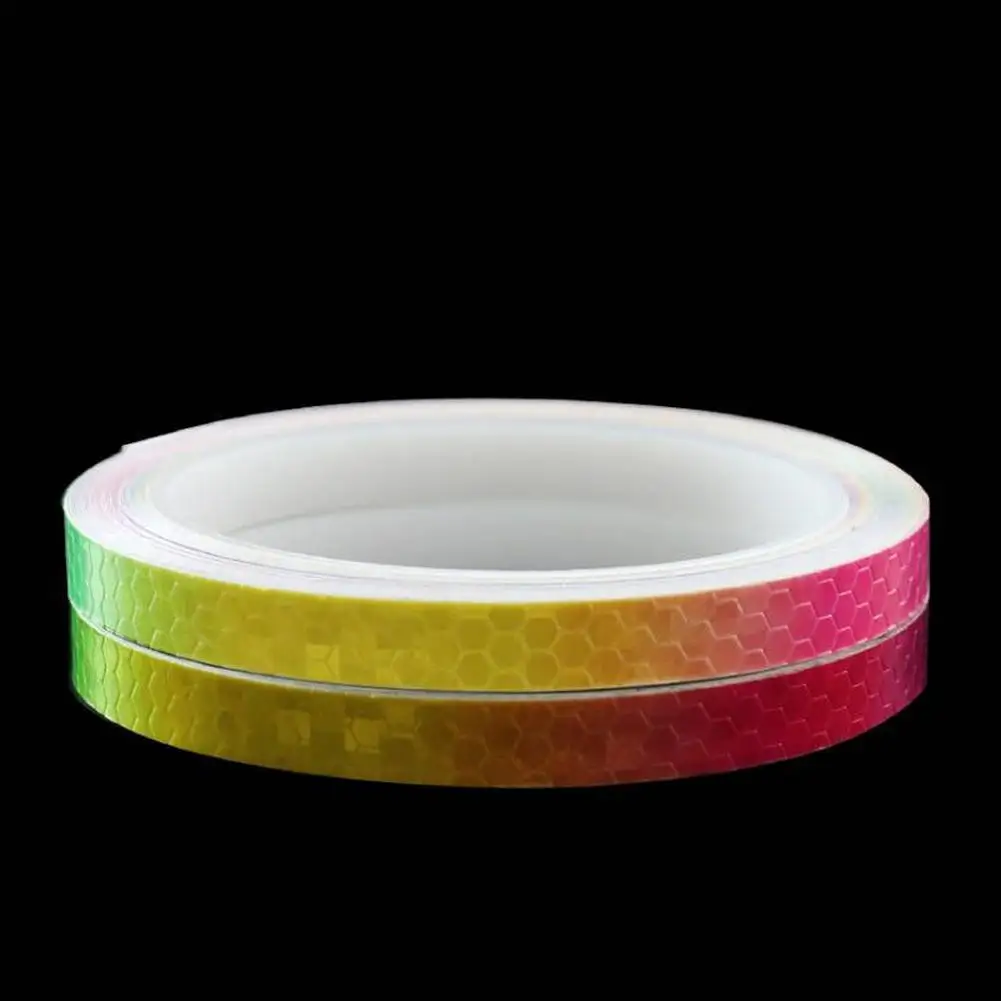 Светоотражающие наклейки на велосипедные колеса 8 м флуоресцентная