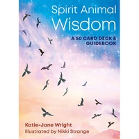 spirit animal wisdom tarot deck oracle cards entertainment card game for fate divination occult tarot card games