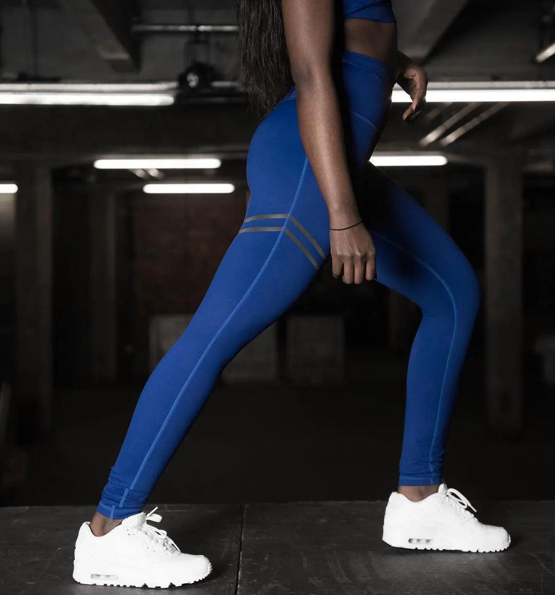 

RosEvans High Waist Double Ring Flat Offset Yoga Pants Women Seamless Tight Sport Pants Body Shaping Breathable Trouser Leggings