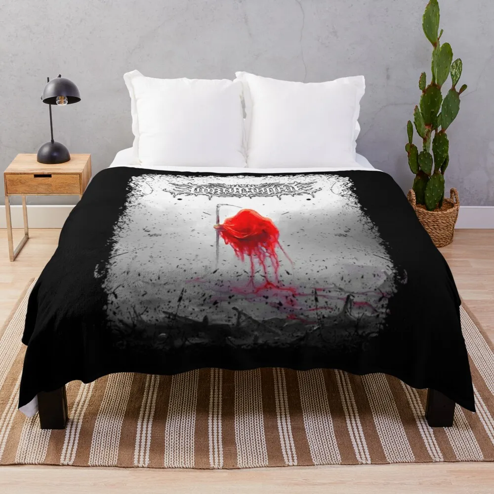 Lorna Shore Merch Обложка альбома Футболка Плед Пушистые одеяла для пикника Диваны