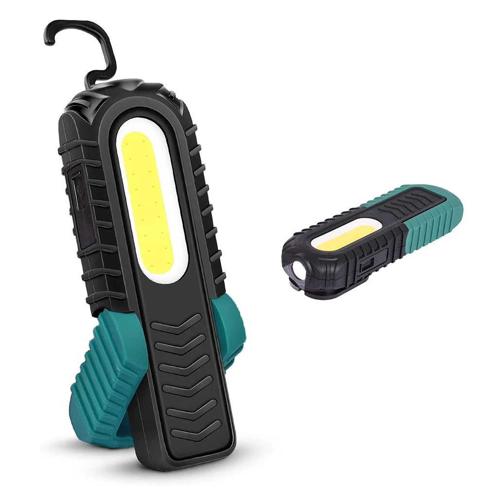 

LED Work Light USB Rechargeable COB LED Torch with Battery Indicator Portable Hanging Magnetic Mechanic Light For Car Repairing