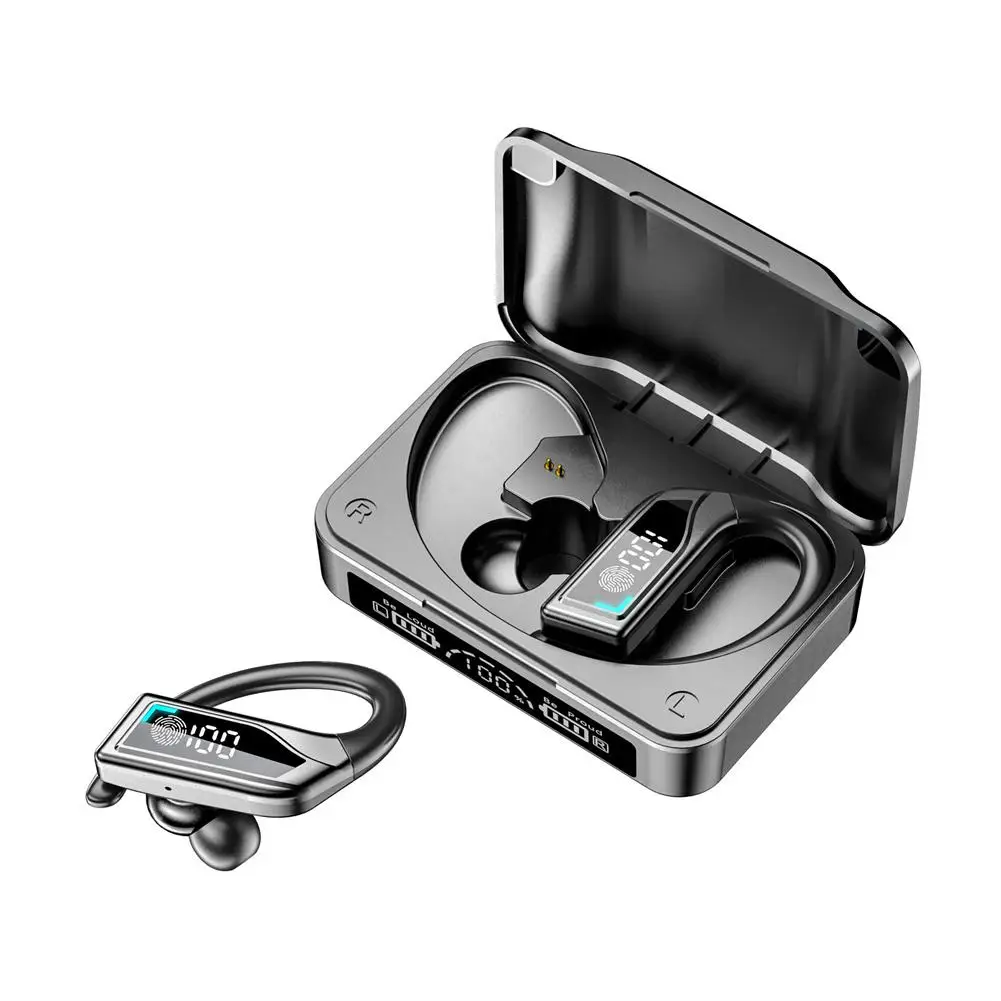 

Беспроводные наушники TWS, Bluetooth совместимые наушники 5,2, водонепроницаемые спортивные стереонаушники с шумоподавлением и микрофоном