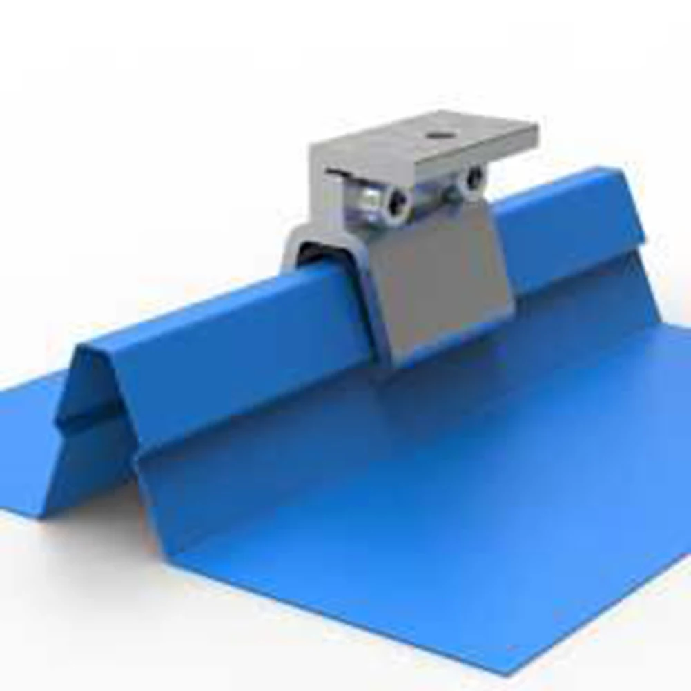 Solar Panel Clip Easy to Use Aluminum Alloy Clamp for Photovoltaic Roof Corner Fixing Long lasting Performance