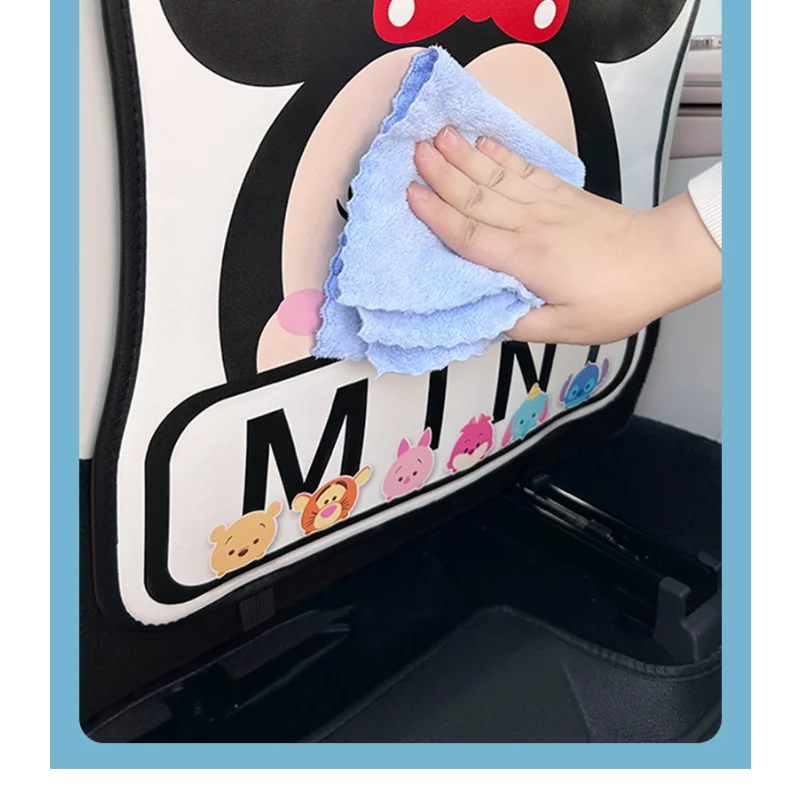Износостойкая защитная накладка на заднее сиденье с изображением мультяшных