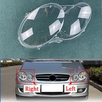 front headlight cover for mercedes benz w209 clk 20042006 glass auto shell headlamp lampshade transparent head light lamp cover