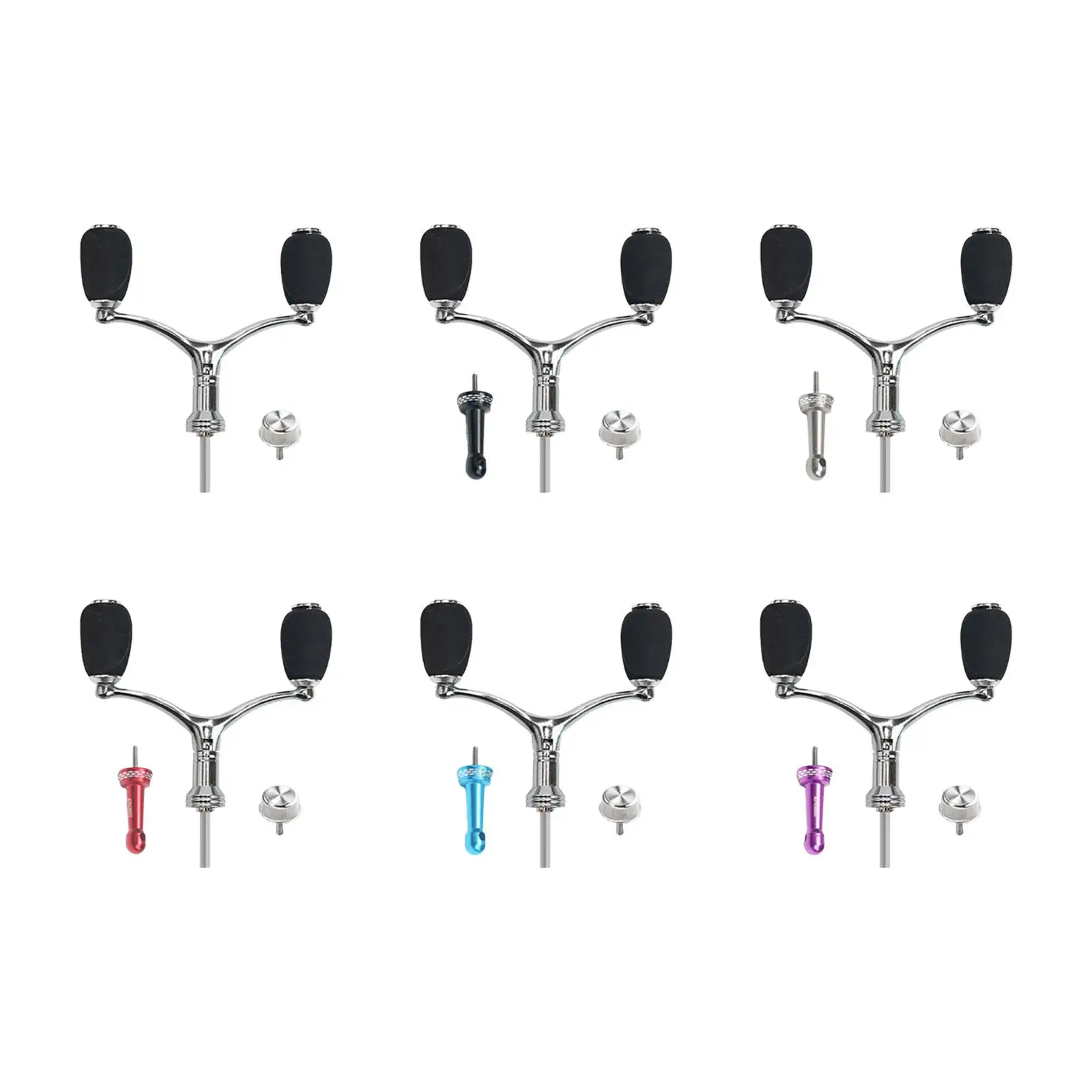 Fishing Reel Handle 1x Metal Fishing Reel Power Handle for Ocean Rock Fishing River Ocean Boats Fishing Lake Ocean Beach Fishing