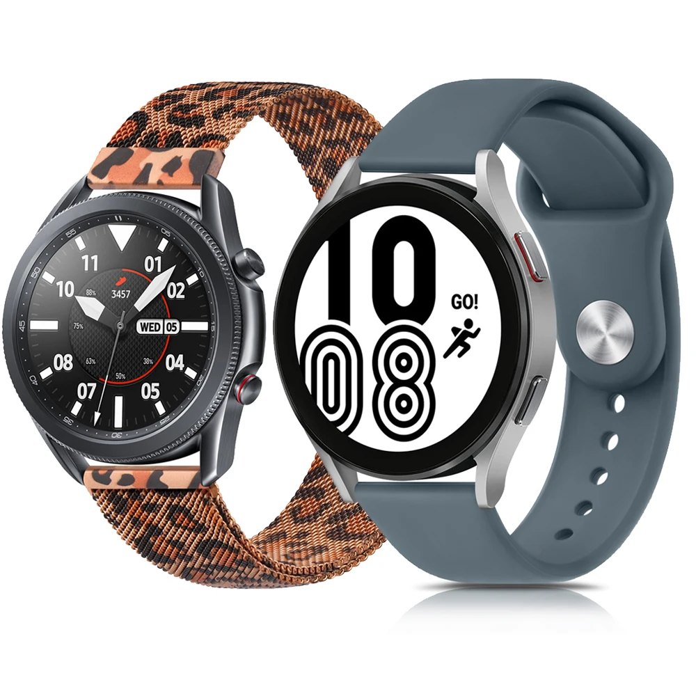 

20mm 22mm Strap For Samsung Galaxy Watch 4/classic/46mm/Active 2/Gear S3/amazfit Band Bracelet For Huawei GT 2/2e/3 Pro Strap