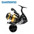 Рыболовная катушка для спиннинга SHIMANO SOCORRO SW 5000, 6000, 8000, 10000, 4 +, 1BB, 10-12 (кг) Drag HAGANE X-SHIP, для морского троллинга