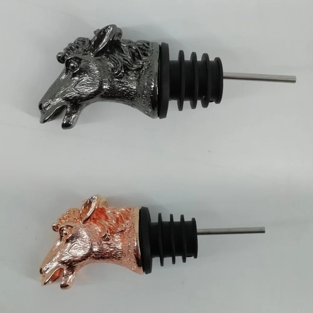 Модная наливная головка лошади пробка для бутылки животного креативный аэратор