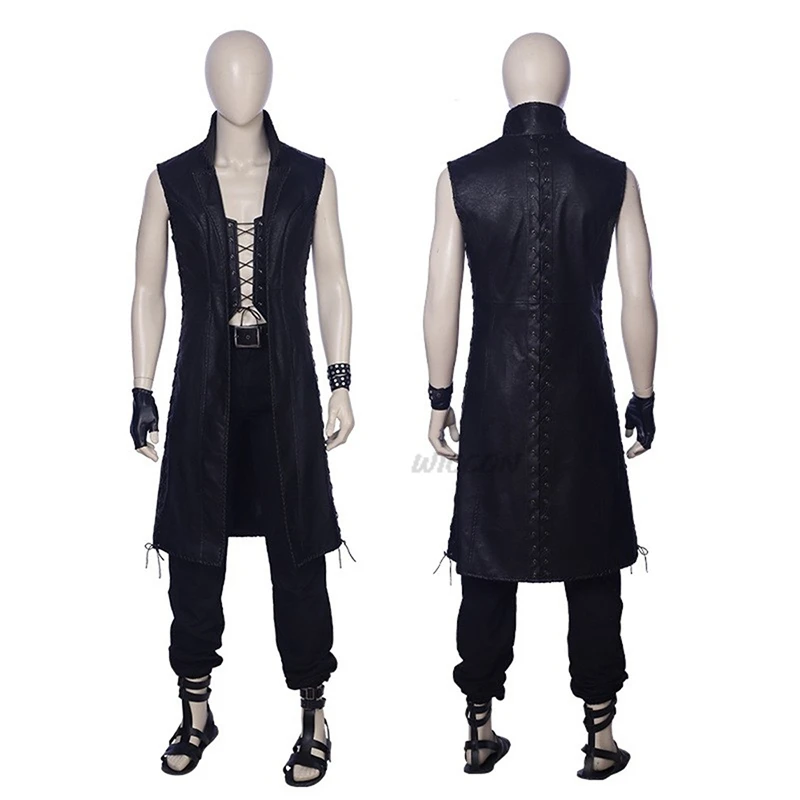 Дьявол игра DMC 5 V Vitale Косплей Костюм Парик May Cry Униформа Наряд на заказ Хэллоуин