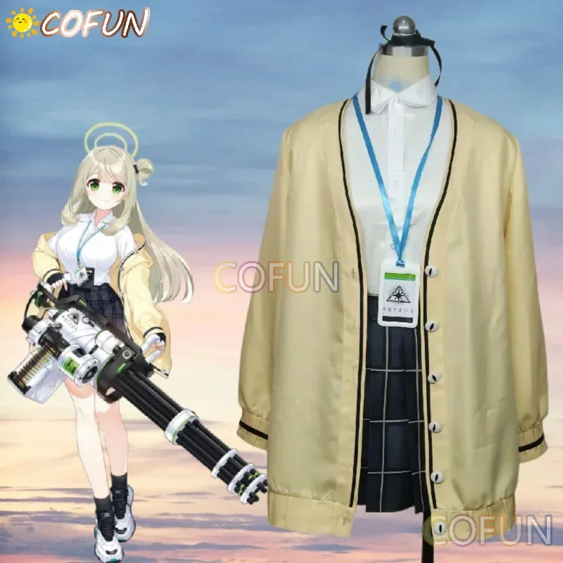 RealCos Blue Archive Izayoi Nonomi Косплей Костюм Cos Game Аниме Вечеринка Униформа Хэллоуин Играть