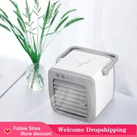 usb mini refrigeration air conditioner home desktop small air cooler portable mobile humidification water cooled electric fan