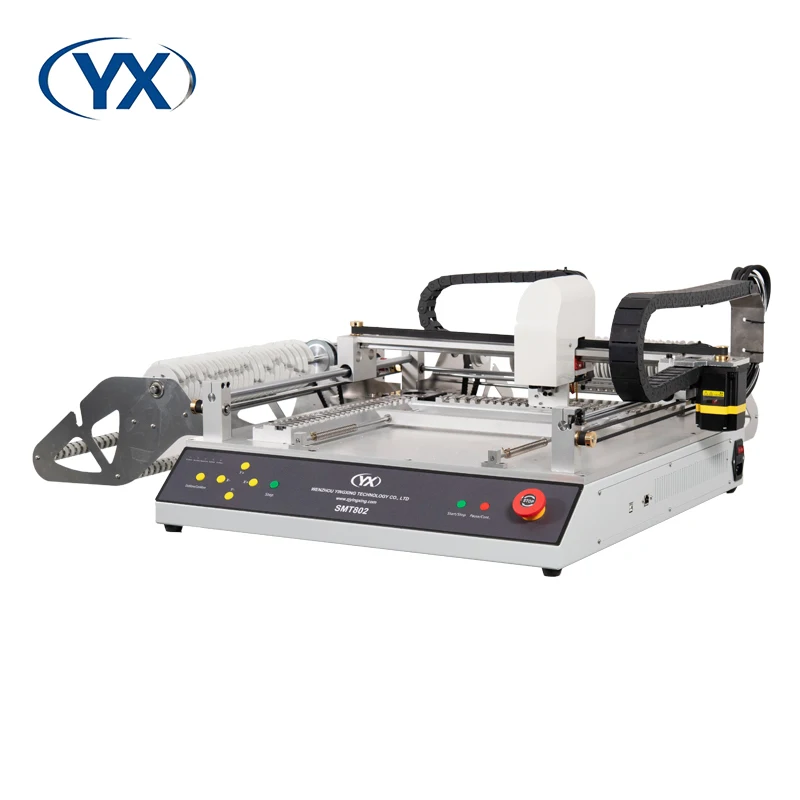 

SMT802B Electronic Component Welding Equipment High Speed Fully Automatic Led Assembly Desktop Pick and Place Machine for PCB