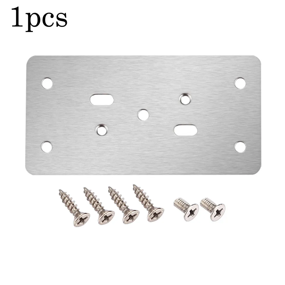 With Mounting Screws Hinge Repair Plate Hinge Kit Part Plate Repair Side Plate