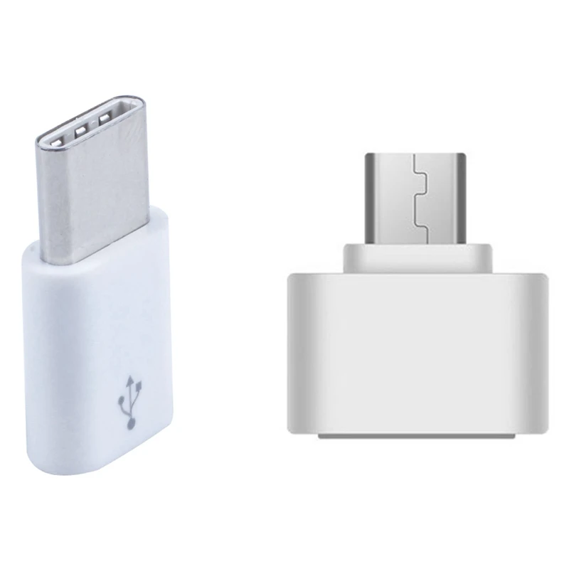 

Адаптер для передачи данных USB Type-C 3,1 папа-Micro-USB 1 шт. и Otg-адаптер для кабеля USB 3,0 Type-C 1 шт.