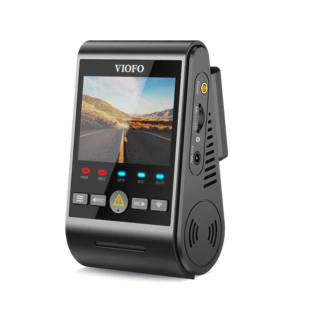 VIOFO A229 DUO Dash kamera ön ve dikiz kamera 2K + 2K WI-FI ve GPS Logger araba dvr'ı ses bildirimi Sony sensörü