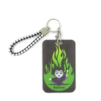 maleficent cute credit card cover lanyard bags retractable badge reel student nurse exhibition name clips card id card holder