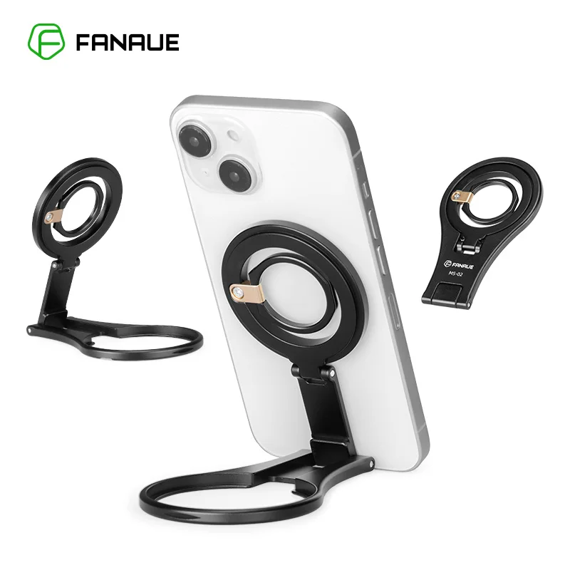 FANAUE Складной двусторонний магнитный держатель для телефона Magsafe Gym Универсальный