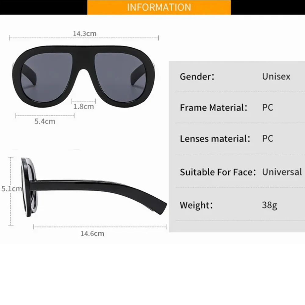 JNPCXI большие круглые солнцезащитные очки для женщин и мужчин модные повседневные