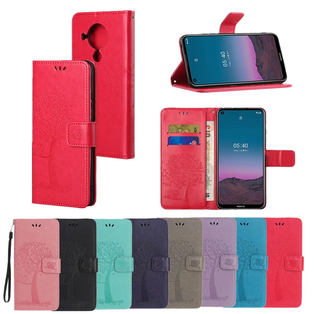 

Flip Leather Wallet Case for Nokia G20 G10 X20 X10 1.4 5.4 5.3 4.2 3.4 2.4 2.3 1.3 Cover Card Slots Magnetic Protect Phone Bags