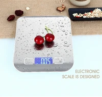 new 5000g 5kgg1g precise digital kitchen scale led display electronic weight scales stainless steel food cooking libra