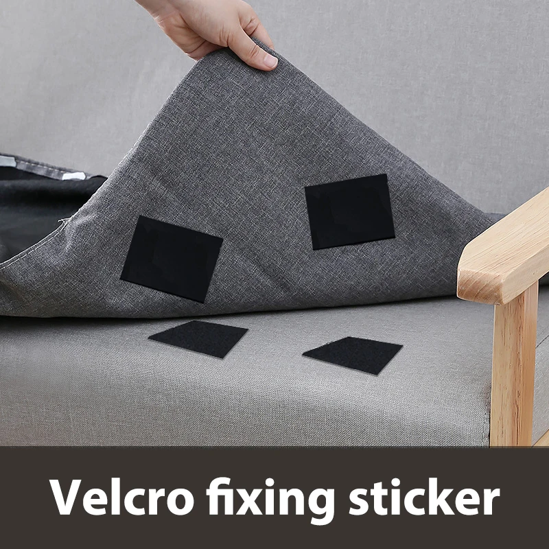 

5/10Pcs Strong Double-sided Adhesive Fixed Velcro Grippers Sheet Mattres Cover Blanket Grippe Non-slip Sticker With Glue For DIY