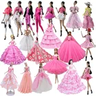 Модные розовые аксессуары, комплект одежды для куклы 16 BJD для Барби, наряды, топы, юбка, брюки, платье, 11,5 дюйма, кукольный домик, детские игрушки для косплея