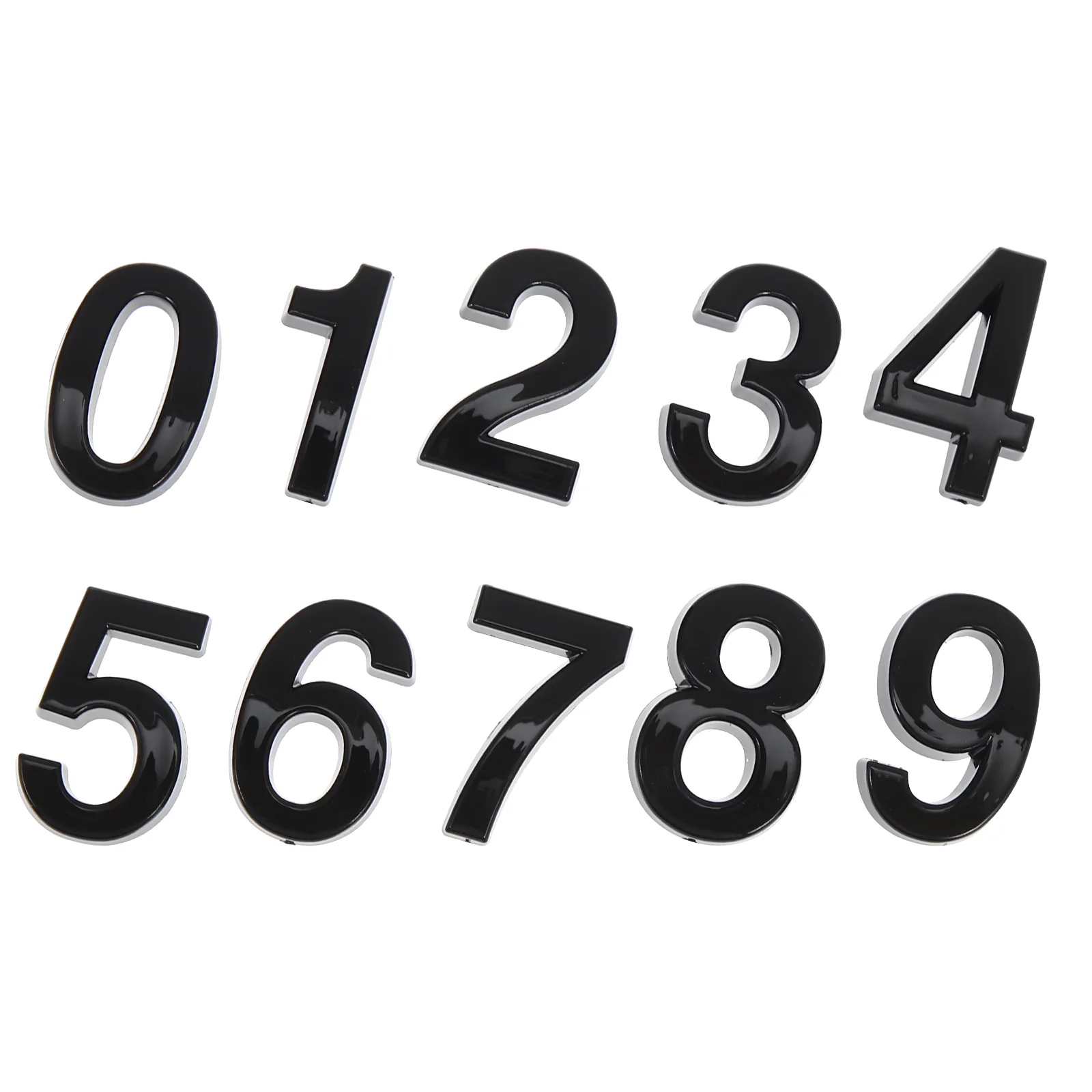 

Numbers Number Mailbox Decal Door House Address Sign Street Hotel Front Clock Apartment Room Cars Black Self Adhesive Accessory