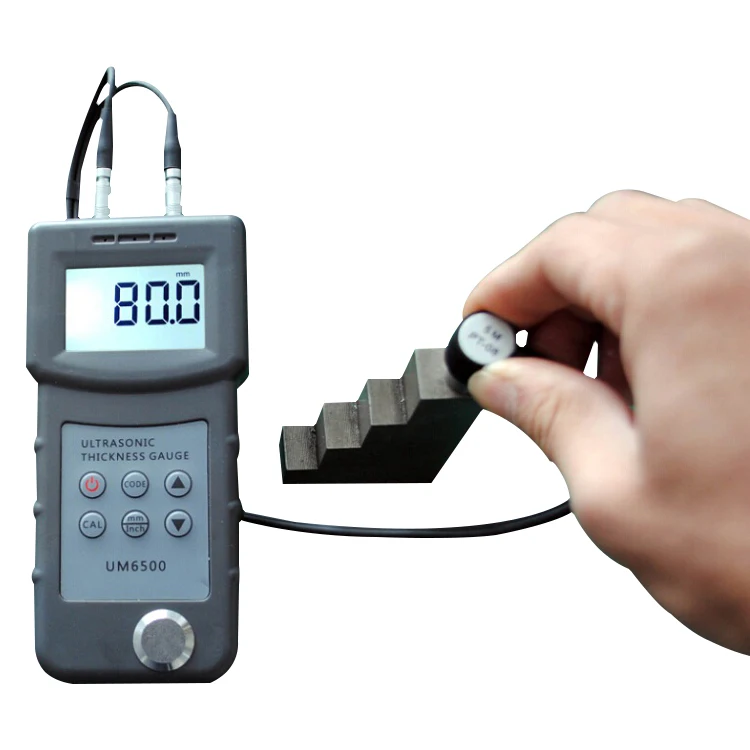 

Digital Ultrasonic Thickness Gauge Meter 1.0-245mm,0.05-8inch (in Steel)