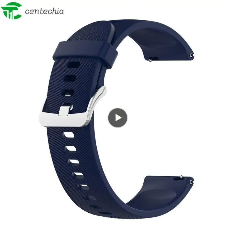 

Silica Gel Watch Accessories Easy To Replace Watch Replacement Strap Silicone Strap Durable 10 Colors Smart Wearable Accessories