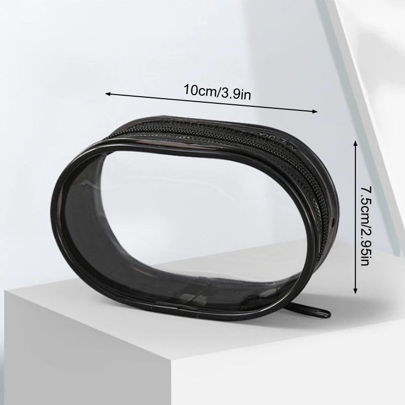 Прозрачная загадочная коробка для хранения 1 выстрел ткань броши