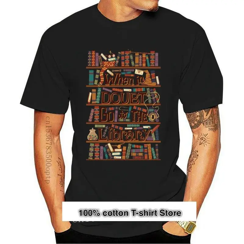 

Camiseta de algodón orgánico suave para hombres, camisa de manga corta para leer libros, ir a la biblioteca, nueva