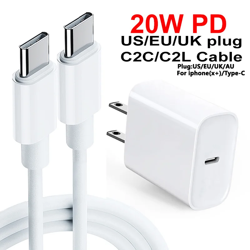 

2022NEW 2022 20w kingdom united/ue/eua plug quick charger usb Fast Load 3.0 for iphone 12 Adapter for huawei c2c c2ltablet
