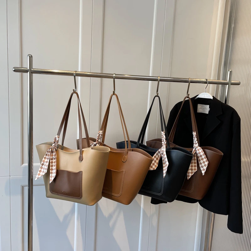 Вместительная сумка-тоут для женщин популярная в этом году новая стильная сумка