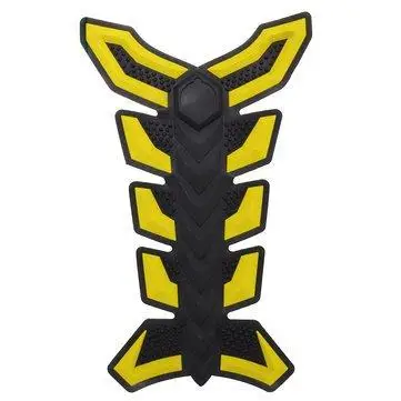 

3D Rubber Tank Pad Protector Fish Bone Decal Sticker for Motorcycle ATV Vehicles