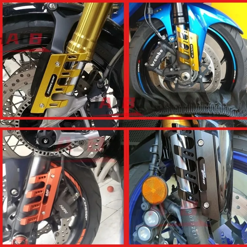Фото Защитный кожух передней вилки мотоцикла, защита переднего крыла для BENELLI TRK251 TRK125 TRK502 TRK502X №2