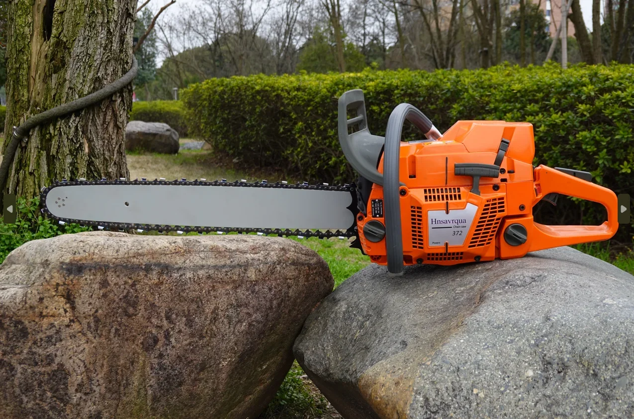 Professionelle Benzin Kettensäge Befesti отличаются HUS372 372 72CC KETTENSÄGE Power Garten Werkzeuge Fabrik Ver되고 Dropshippin